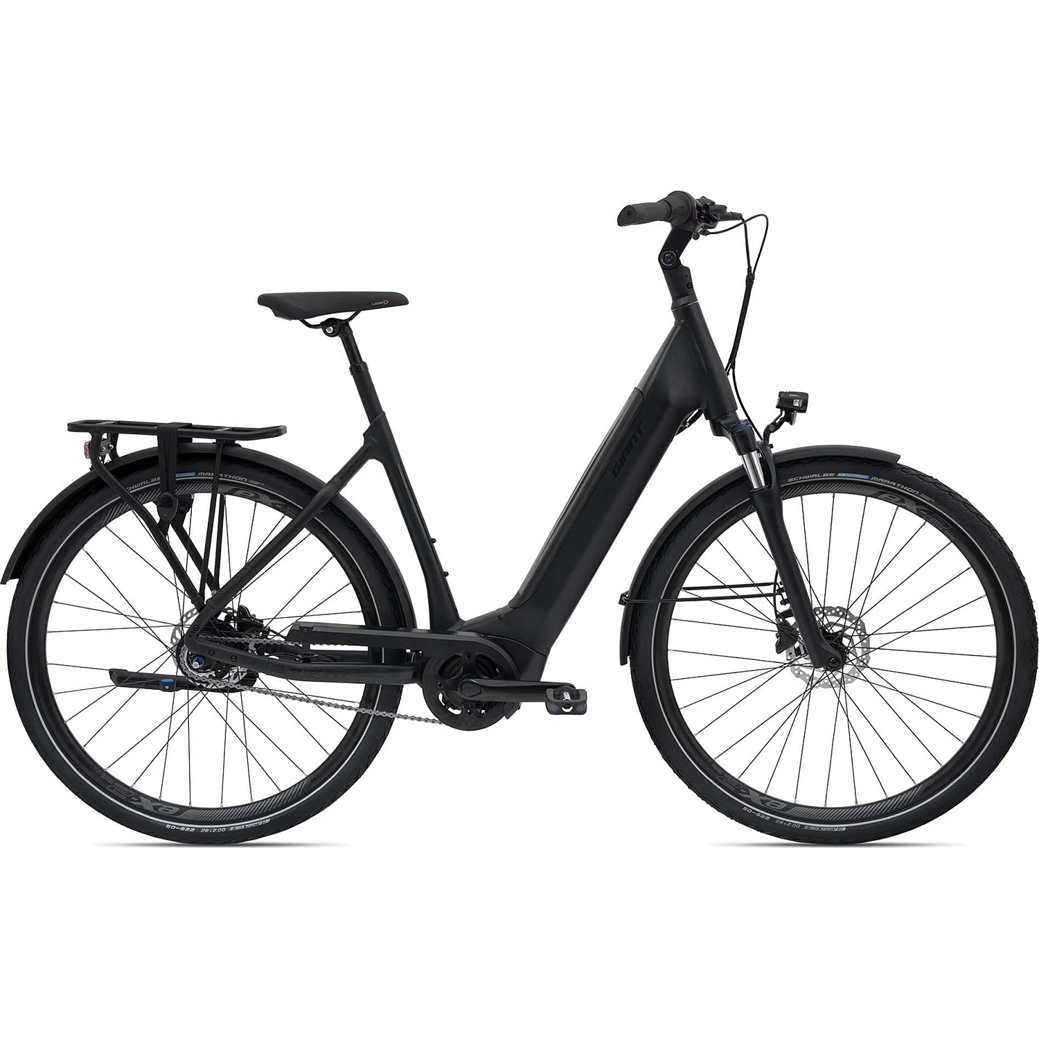Giant DAILYTOUR E+ 2 LDS - Deep Entry City E-Bike - 2023 - Black Matt-gloss
