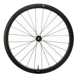 Giant SLR 1 Tubeless Carbon Disc 42 Voorwiel | Clincher | Centerlock - 12x100 Mm - Zwart