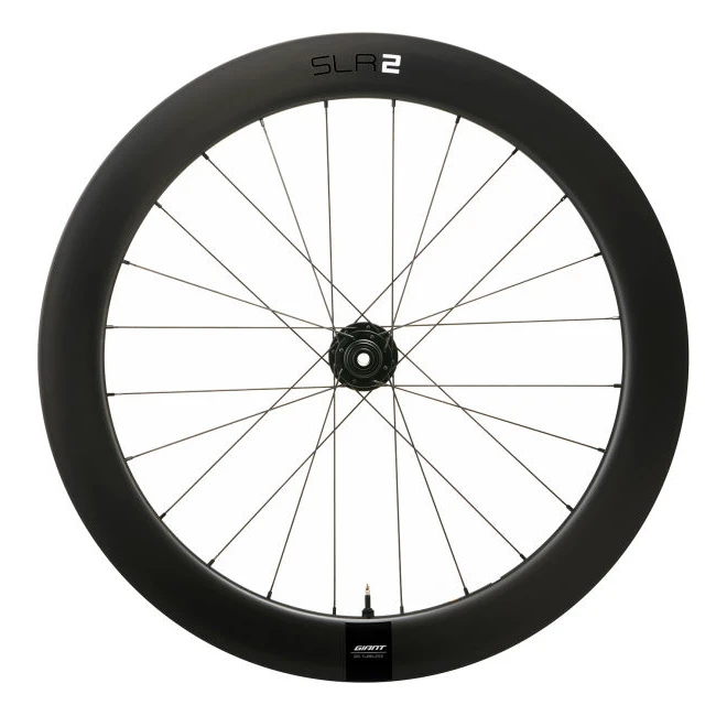Giant SLR 2 Tubeless Carbon Disc 65 Front Wheel - Clincher - Centerlock - 12x100mm