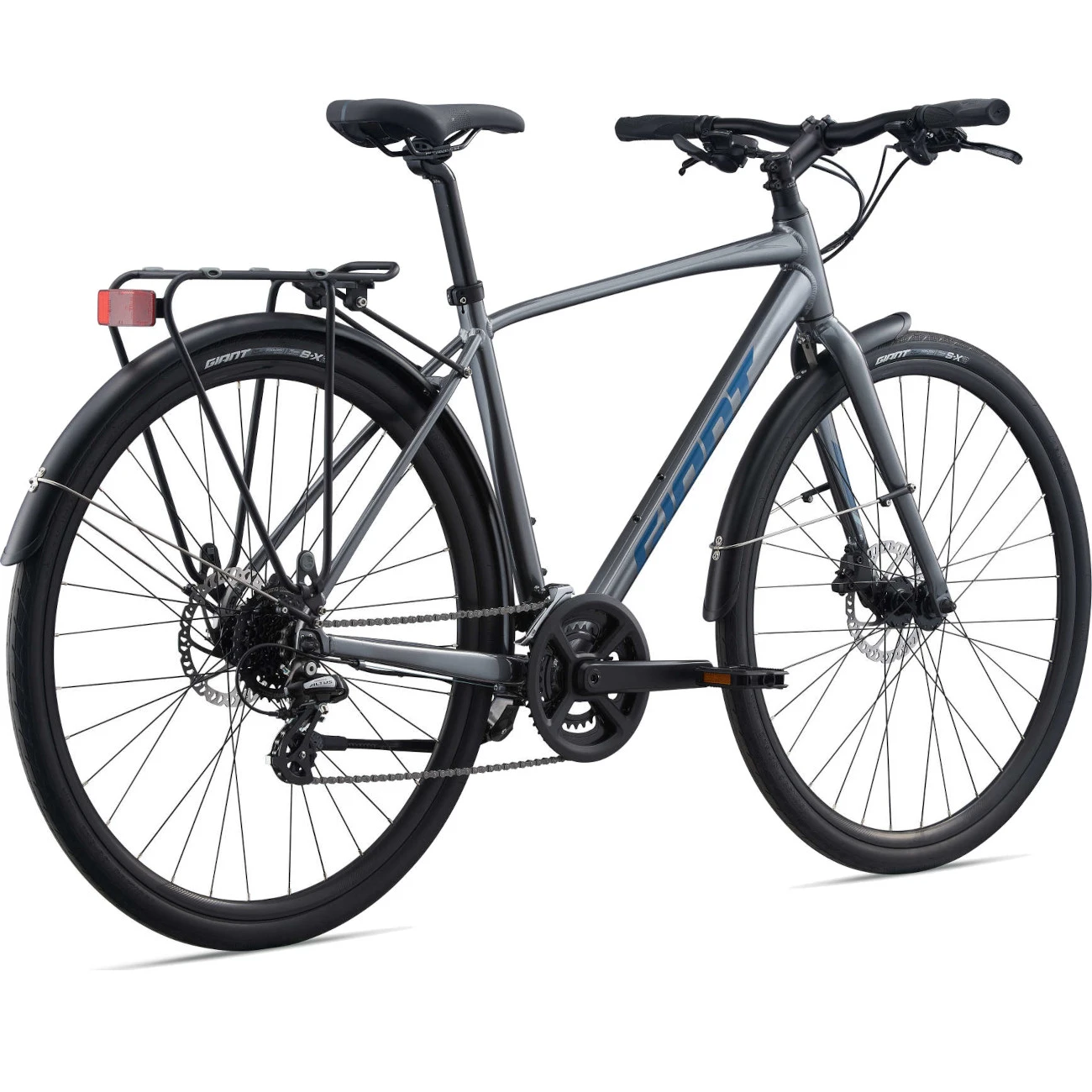 Giant ESCAPE 2 City Trekking Bike - 2022 - Charcoal - Afbeelding 4