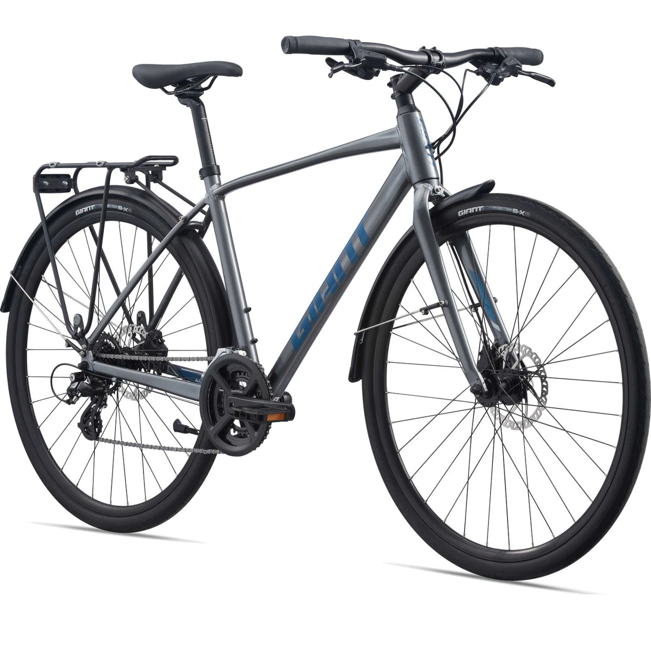 Giant ESCAPE 2 City Trekking Bike - 2022 - Charcoal - Afbeelding 3