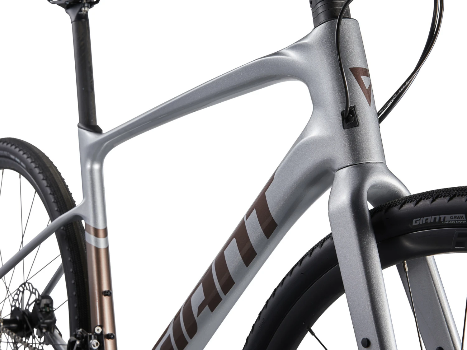 Giant FASTROAD AR ADVANCED 1 - Carbon Fitnessfiets - 2023 - Zilver - Afbeelding 9