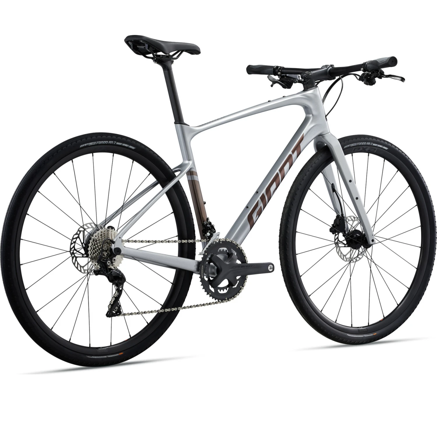 Giant FASTROAD AR ADVANCED 1 - Carbon Fitnessfiets - 2023 - Zilver - Afbeelding 4