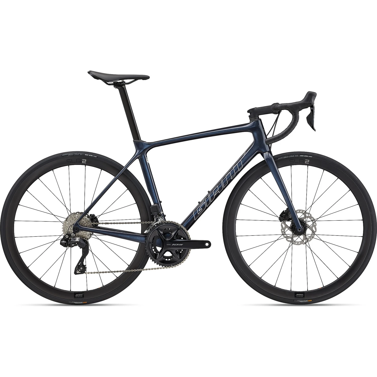 Giant TCR ADVANCED Disc 1+ - Carbon Racefiets - 2023 - Cold Night